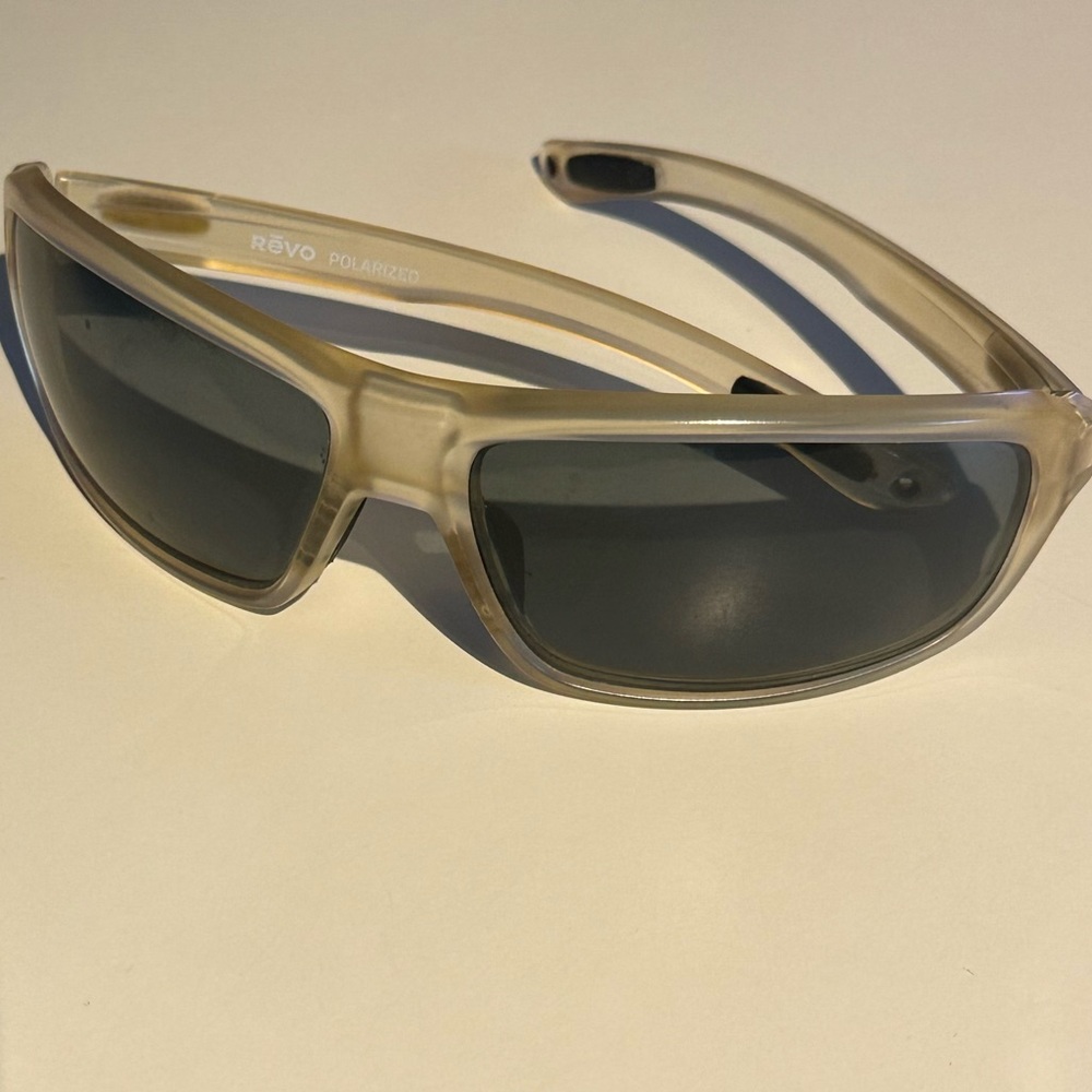 Revo Beige and Black Sunglasses